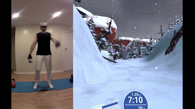 'Holofit VR Fitness App by Holodia - Oculus Quest 2 #VR #fitness #playalong #holofit'