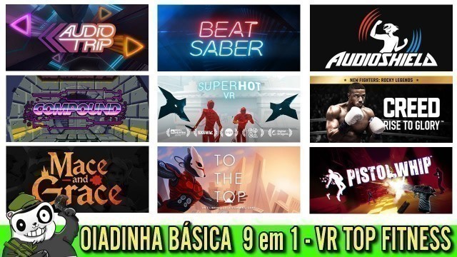 'Top Jogos de VR Fitness para emagrecer se divertindo   Oiadinha Básica 9 em 1'