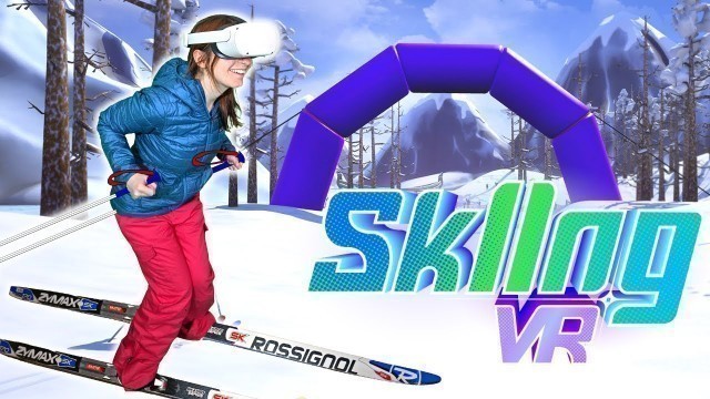 'Skiing in VR is SO MUCH FUN + a GREAT Workout!'