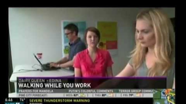 'LifeSpan Treadmill Desk on NBC Minneapolis'