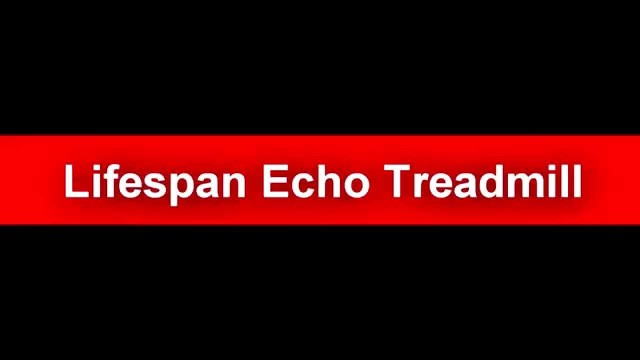 'Lifespan Echo Treadmill'