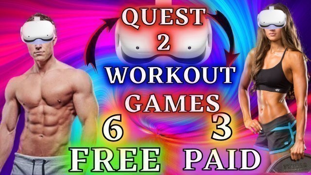 'VR Workout FITNESS OCULUS QUEST 2 NEW FREE & PAID WORKOUT GAMES - QUEST 2 Fitness GIVEAWAY!'