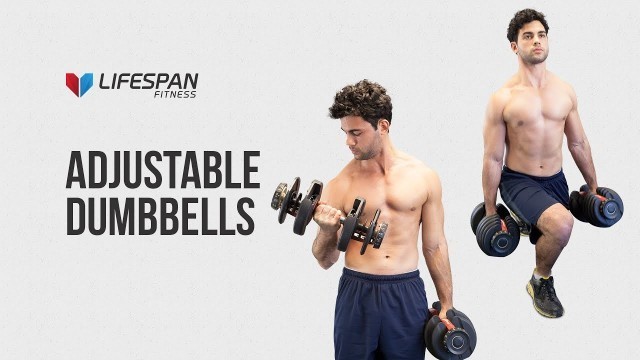 'Lifespan Fitness Adjustable Dumbbell 52.5lb Pairs'