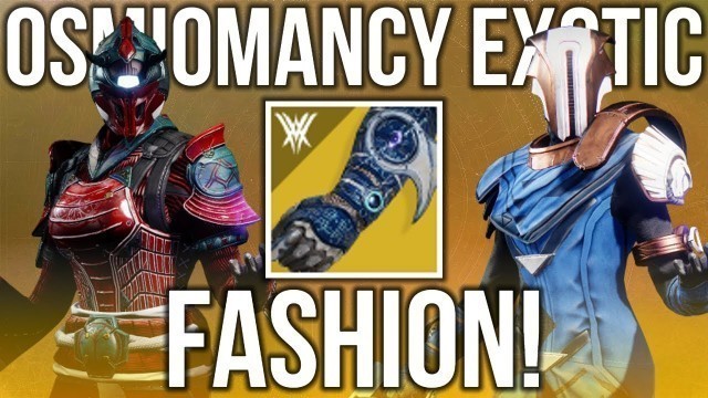 'Osmiomancy Gloves Fashion! How To Make This Exotic Look Amazing! - Destiny 2 Fashion'