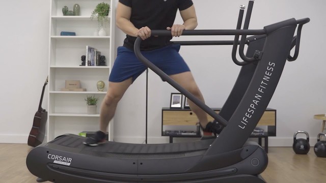 'Lifespan Fitness Corsair FreeRun 105 Curved Treadmill'