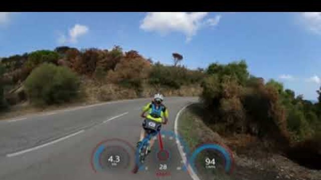 '30 minute Virtual Cycling 360° VR Fat Burning Workout Coast Road Spain Garmin 4K Video'