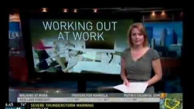 'LifeSpan In The News | Treadmill Desk | NBC Minneapolis'