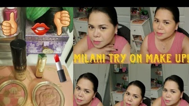 '❤ MILANI PRODUCTS TRY ON MAKE UP | FULL TIME MOMMY IN CANADA WITH 2 TODDLERS❤'