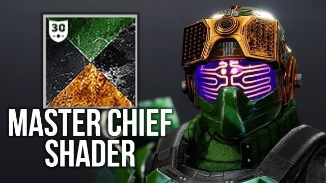 'Get This Shader Before It\'s Gone! Master Chief Shader! (Burnished Reed)'