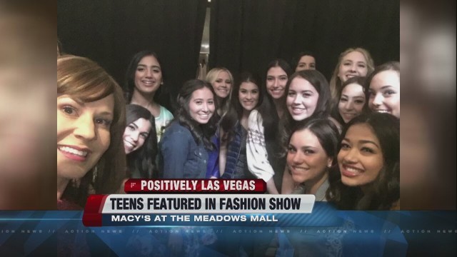 'Volunteer teens talk about fashion show'