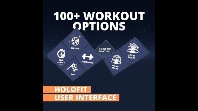 'HOLOFIT VR Fitness: 100+ Workout Options [User Interface]'