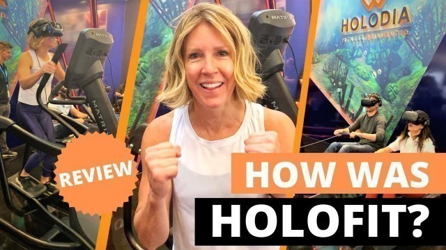 'Personal Trainer Reviews HOLOFIT VR Running [VR Fitness] #FIBO 2019'