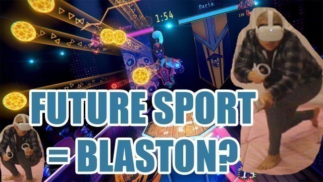 'BLASTON - The SPORT from the COMFORT of YOUR HOME. (VR Workout, Oculus Quest 2 gameplay)'