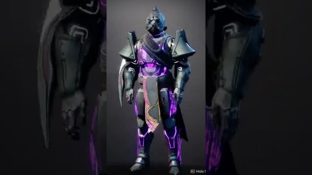 'Destiny 2 | Titan Fashion BLACK ARMORY #fashion #destiny2 #shorts'