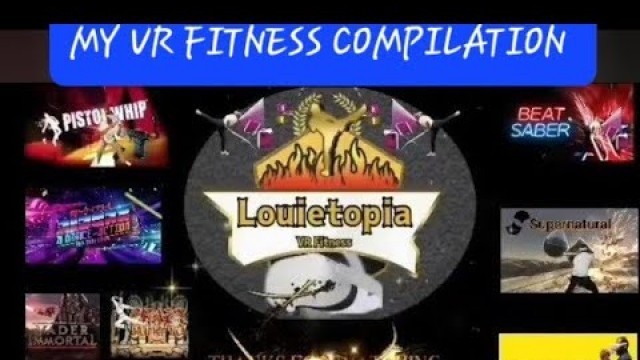 'My VR Fitness Compilation #vrfitness #vrfit #mixedreality #beatsaber #supernaturalvr #pistolwhip'