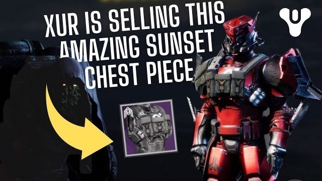 'XURS NEW SUNSET ARMOR SET IS AMAZING IN DESTINY 2 FASHION (ANTI EXTINCTION ARMOR)'