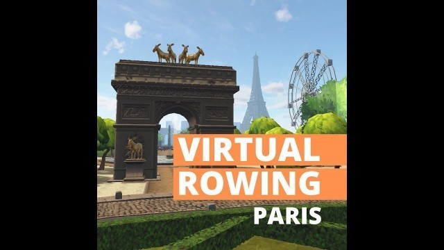 'HOLOFIT Virtual Rowing: Racing in Paris [VR Fitness Gameplay]'