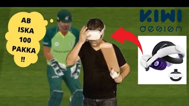 'VR CRICKET KE LIYE BEST || KIWI DESIGN HEADSTRAP AND FITNESS FACIAL INTERFACE'