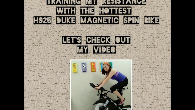 'Training My Resistance with H925 Duke Magnetic Spin Bike from BH Fitness'