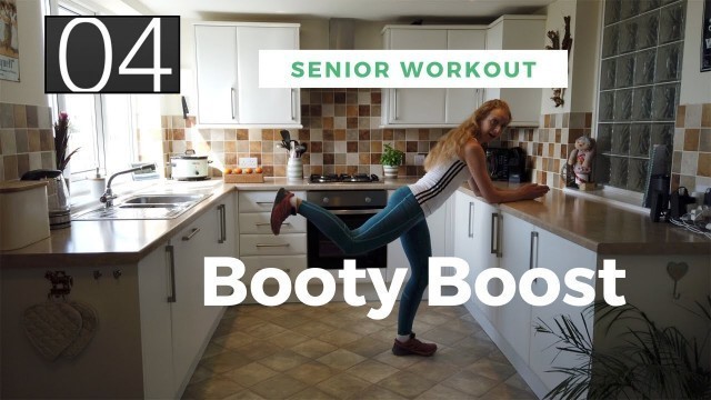 '10 minute STANDING Booty (Glute) Senior Workout'