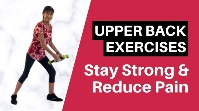 'Upper Back Exercises You Can Do At Home - Senior Fitness'