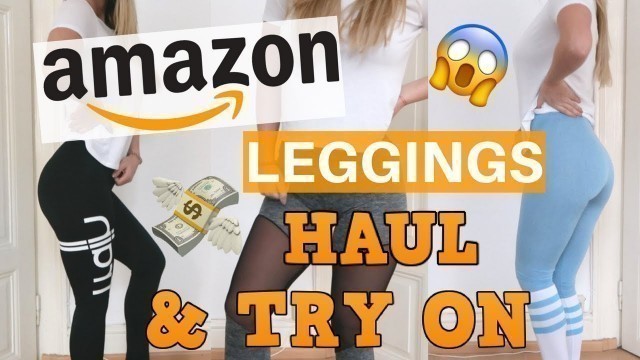 'Günstige Fitness Leggins Haul & TRY ON I SQUAT PROOF oder FAIL?! I Amazon'