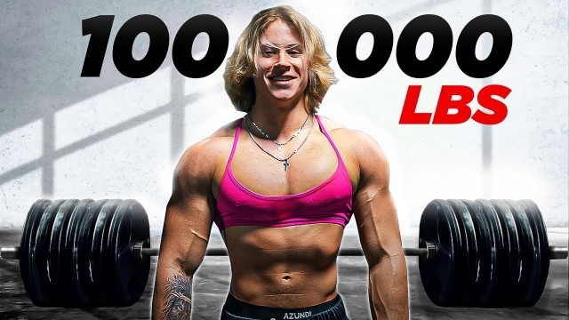 'LOSER HAS TO WEAR A SPORTS BRA | RACE TO 100,000 LBS'