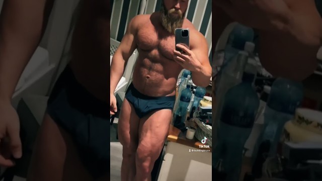 'viking aesthetic #fitness #fyp #bodybuilding #thor #vikings #shirtlessguys #shorts #muscle #muscles'