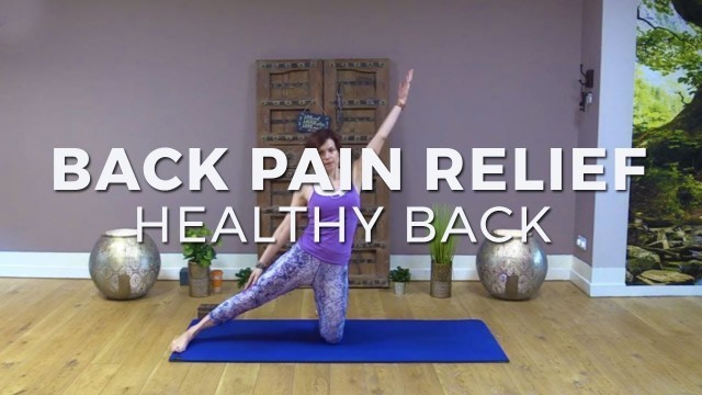 'BACK PAIN RELIEF | Healthy Back | Yoga for Seniors | Senior Fitness | Senior Yoga | Active Senior'