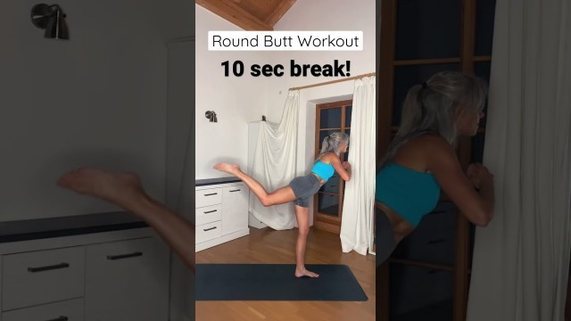 'QUICK BOOTY BURN WORKOUT-AT HOME                           #sports #motivation #fitness #workout'