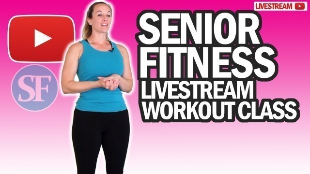 'Senior Fitness HIIT Workout With Resistance Bands | Livestream'