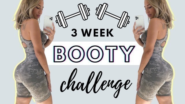 'NEW BOOTY WORKOUT CHALLENGE!!!! lets get thicccc 