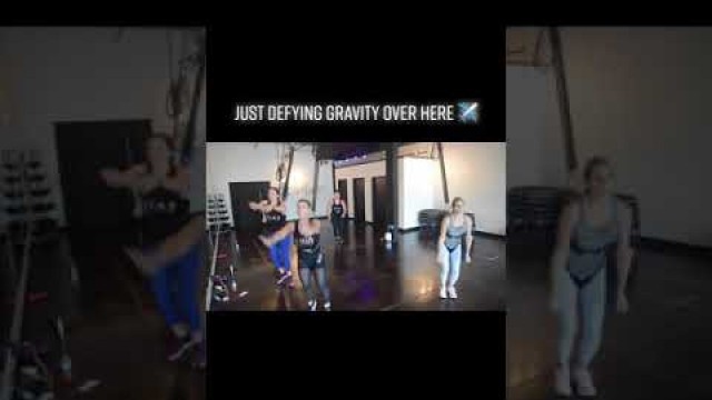 'Just defying Gravity with Bungee Fitness'