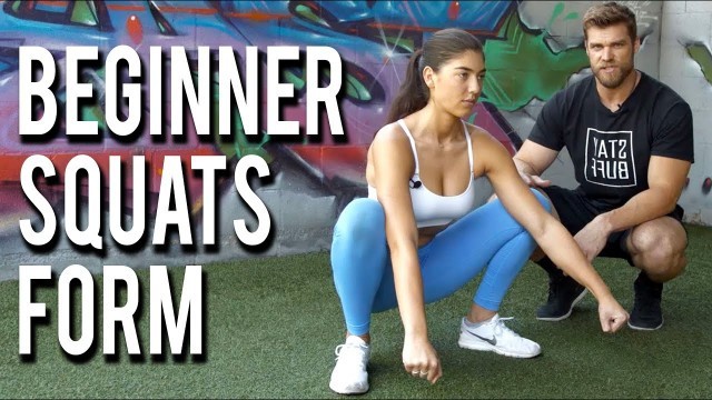 'SQUATS FOR BEGINNERS | 3 Easy Tips for Better Squats Form!'