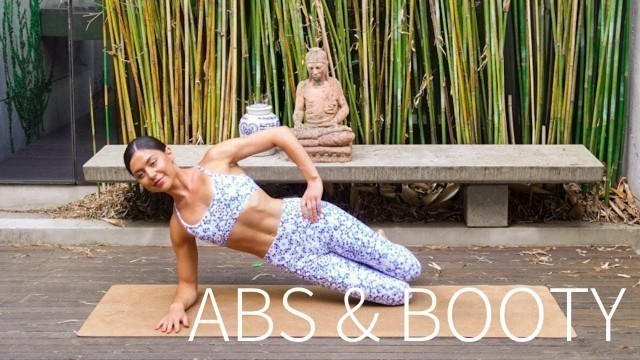 '20 MIN ABS & BOOTY WORKOUT || At-Home Pilates (No Equipment)'