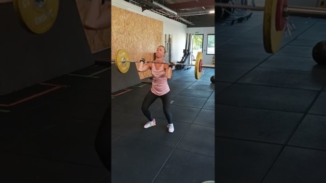 'Breizh Battle Weightlifting .Complex Clean and Jerk 50 kg . Manon Grugu Squad'