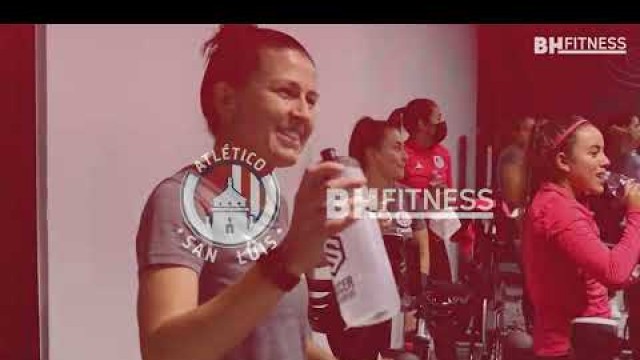 'Las chicas del Atlético de San Luis en el BH Fitness Center'