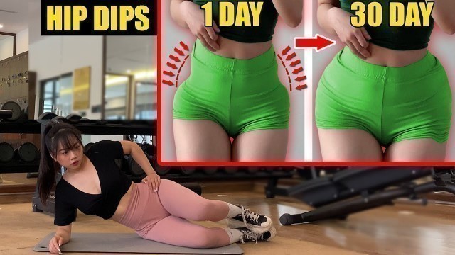 'Hourglass Side Booty Workout | Hip Dips Workout | 12 Min Home Workout'