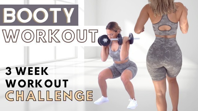 'BOOTY WORKOUT CHALLENGE // THICCTOBER 