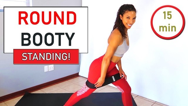 'STANDING BOOTY WORKOUT AT HOME \\ WHAT EXERCISES LIFT YOUR BUTT FAST FOR WOMEN'