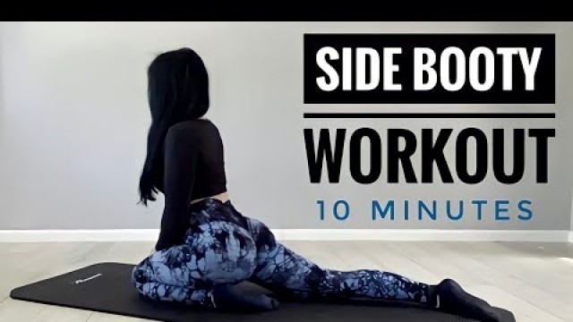 'AT HOME WORKOUT FOR SIDE BOOTY #fitness #exercises #workout #booty'