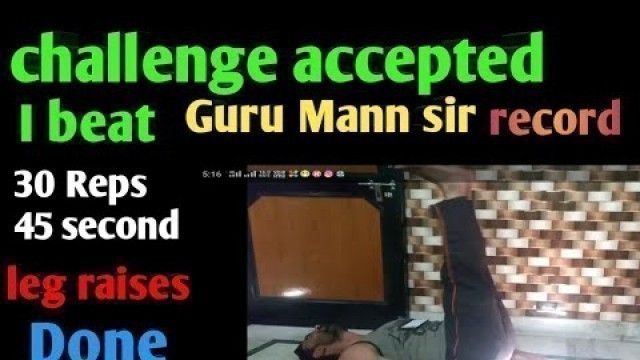 '30 Reps - Ali fitness point | Guru mann Challenge 2020'