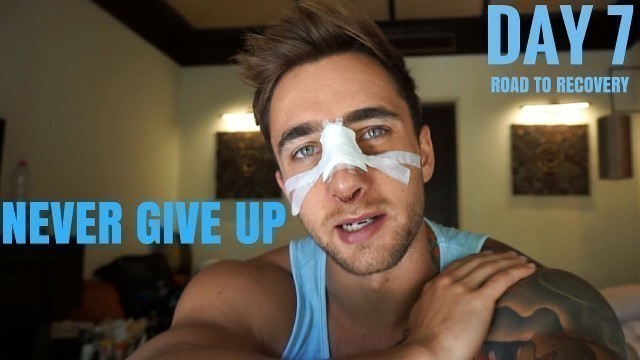 'Fighting Depression | Rhinoplasty Recovery Day 7 | Ep.4 | Jackson Johnson Fitness'