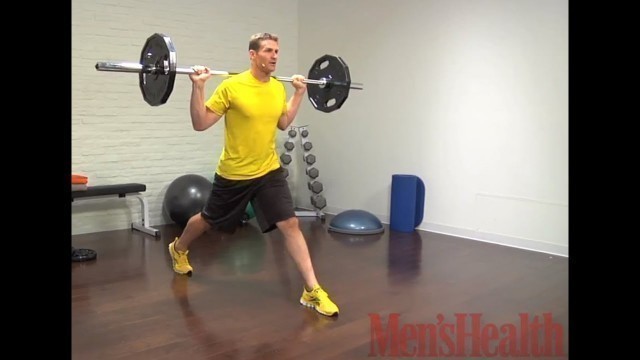 'How to Do a Barbell Split Squat - Men\'s Health'