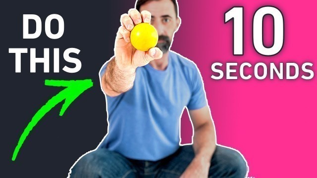 '10 Seconds to a Deeper Squat - Self Massage with a Lacrosse Ball'