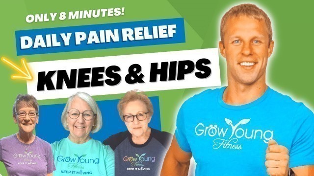 'Best Knee & Hip Pain Exercises For Seniors & Beginners'