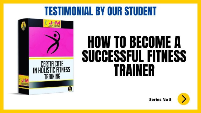 'How to become a successful fitness trainer?'