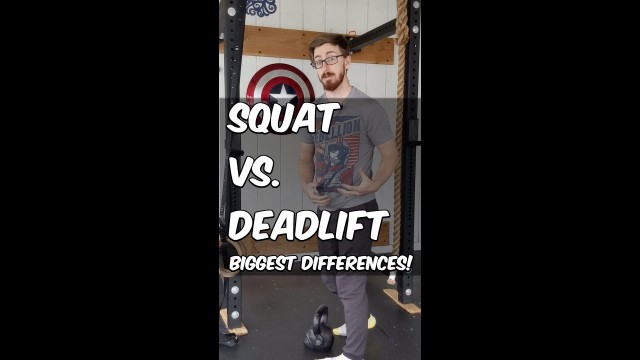 'Squat vs Deadlift difference (quick review!)'