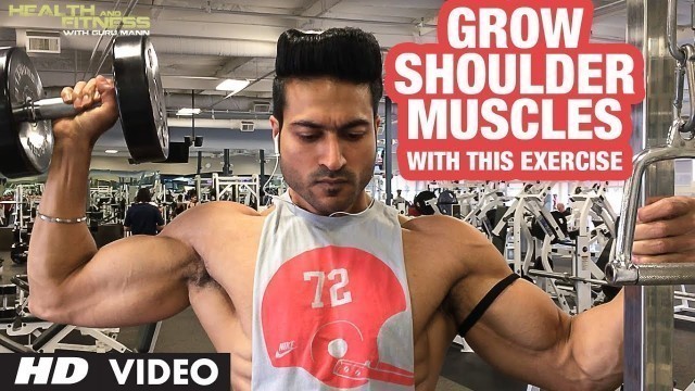 'GROW Shoulder Muscles With This Exercise | Guru Mann | Health & Fitness'