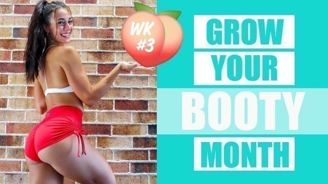 'GROW YOUR BOOTY MONTH | Week 3 - Follow Along Booty Workout | Train With Me - Dannibelle'